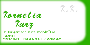 kornelia kurz business card